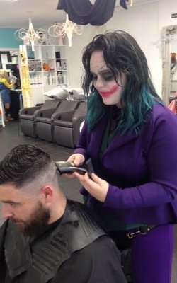 Halloween Hair & Makeup at My Hair Guru Salon in Paisley