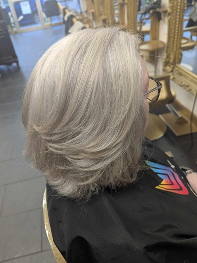 grey hair coverage at My Hair Guru in Paisley grey hair coverage at My Hair Guru in Paisley