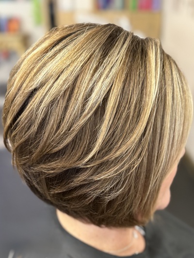 bobs and pixie cuts at my hair guru salon in Paisley