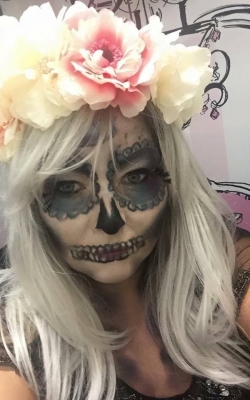 Halloween Hair & Makeup at My Hair Guru Salon in Paisley