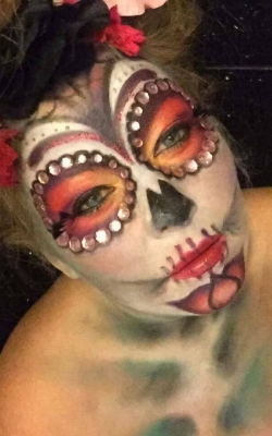 Halloween Hair & Makeup at My Hair Guru Salon in Paisley